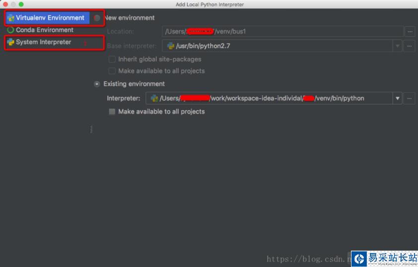 mac PyCharm添加Python解釋器及添加package路徑