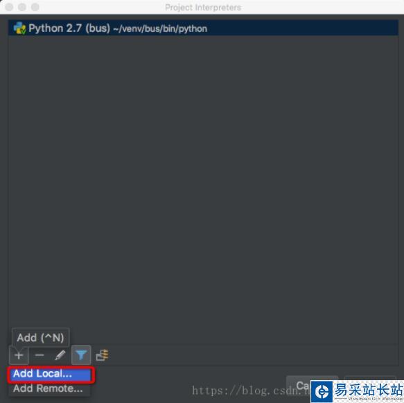 mac PyCharm添加Python解釋器及添加package路徑