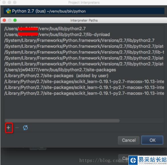 mac PyCharm添加Python解釋器及添加package路徑