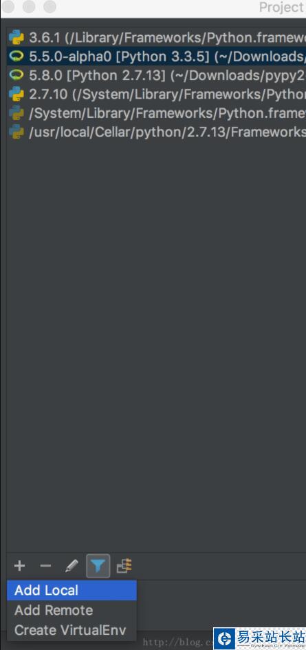 PyCharm PyPy解釋器的配置