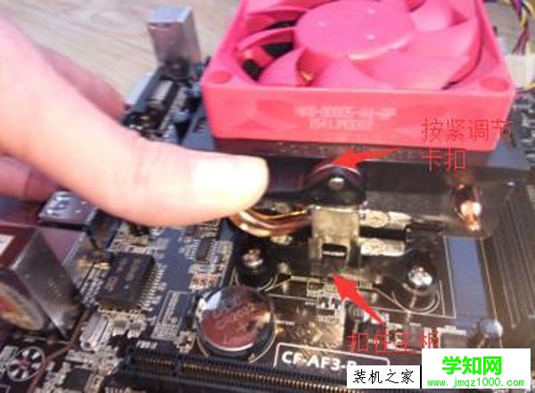 AMD CPU及CPU散熱器的安裝方法 AMD的處理器與風扇安裝圖解教程