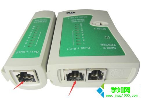 用測線儀檢測網線是否接通2