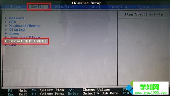 聯想Thinkpad BIOS開啟AHCI圖1