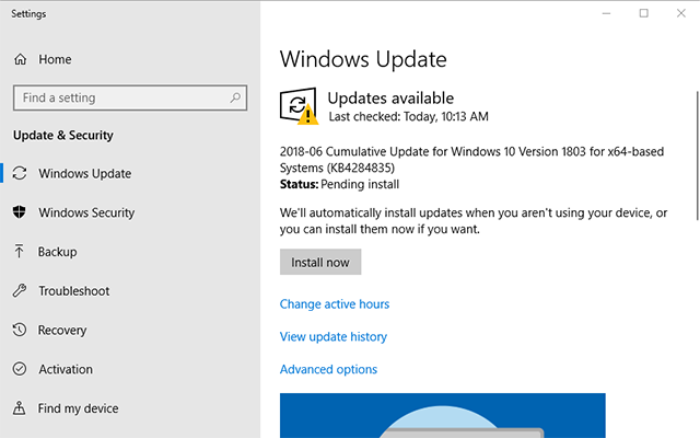 Win10專業版更新出現8007005錯誤