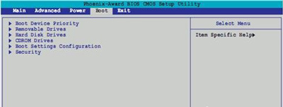BIOS,光盤啟動