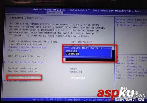 win8的華碩筆記本改win7 bios設置