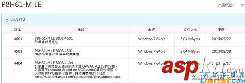華碩,P8H61,升級,BIOS