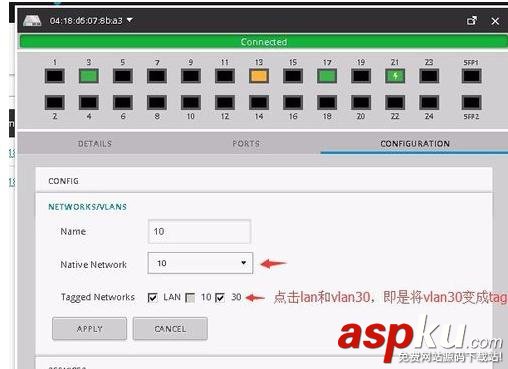 Unifi,Switch,交換機,vlan,trunk口