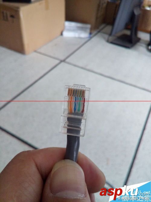 網線568b接法,網線水晶頭接法圖解,網線插座接法圖解