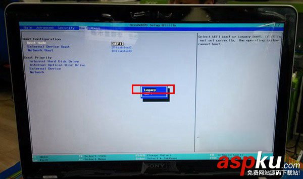 索尼筆記本電腦將預裝win8改win7系統方法詳細圖解