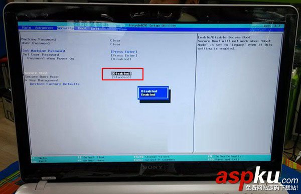 索尼筆記本電腦將預裝win8改win7系統方法詳細圖解