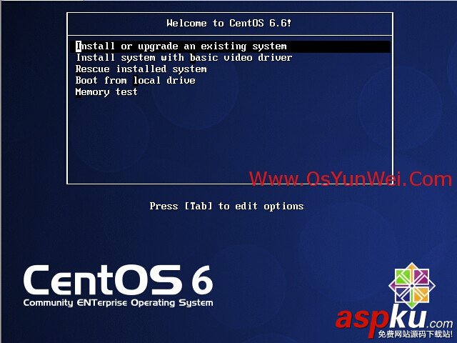 CentOS,6.6,系統安裝