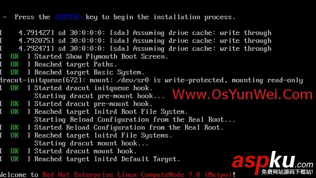 RHEL,系統安裝