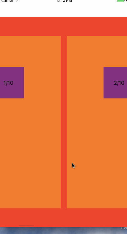 利用swift實(shí)現(xiàn)卡片橫向滑動動畫效果的方法示例 swift,橫向滑動卡片,橫向滾動,cell橫向滾動圖