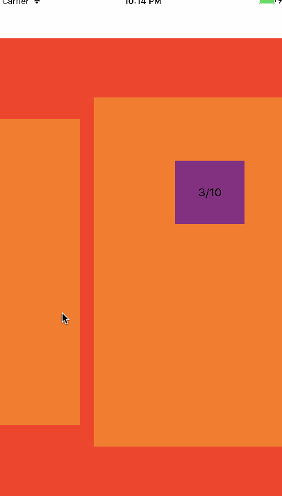 利用swift實(shí)現(xiàn)卡片橫向滑動動畫效果的方法示例 swift,橫向滑動卡片,橫向滾動,cell橫向滾動圖