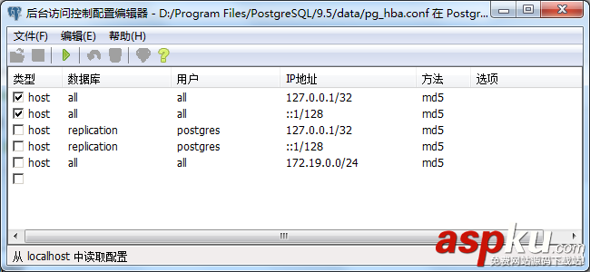PostgreSQL,IP無法連接