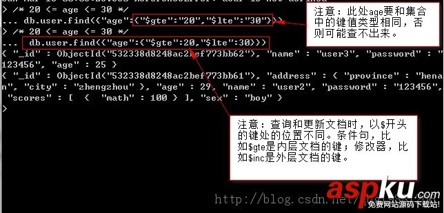 MongoDB各種查詢操作詳解