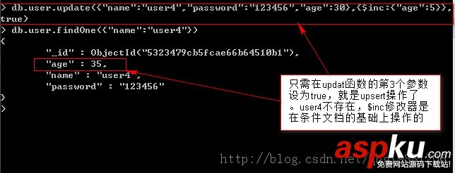 MongoDB數據庫插入、更新和刪除操作詳解