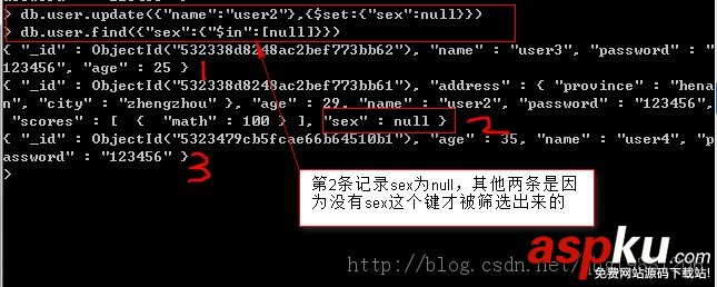 MongoDB各種查詢操作詳解