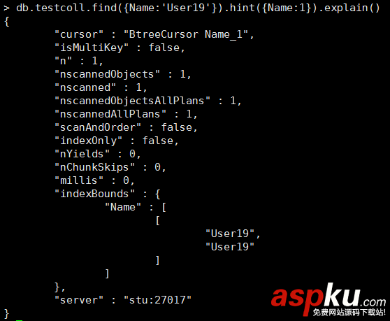 數據庫索引詳解,mongodb,index詳解,索引