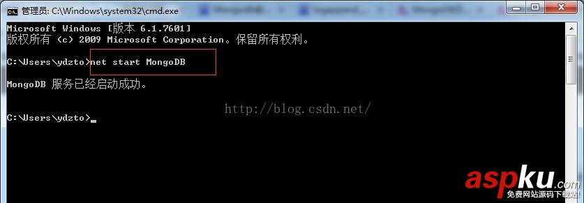 mongodb,windows,服務