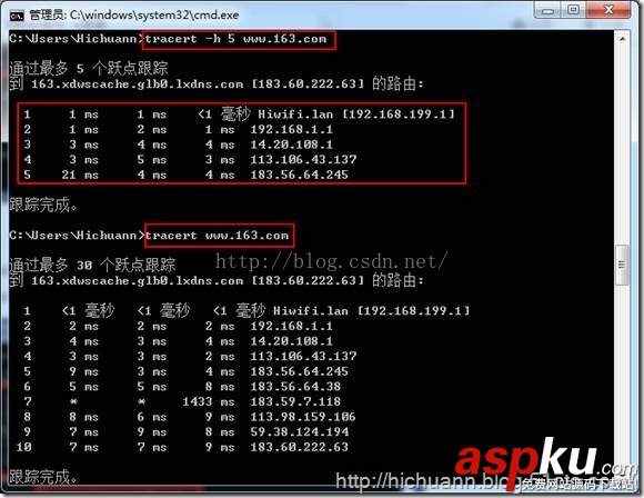 Tracert,命令詳解