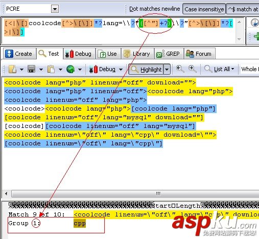 coolcode轉SyntaxHighlighter與Mysql正則表達式實現分析