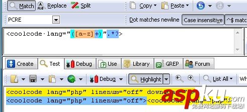 coolcode轉SyntaxHighlighter與Mysql正則表達式實現分析