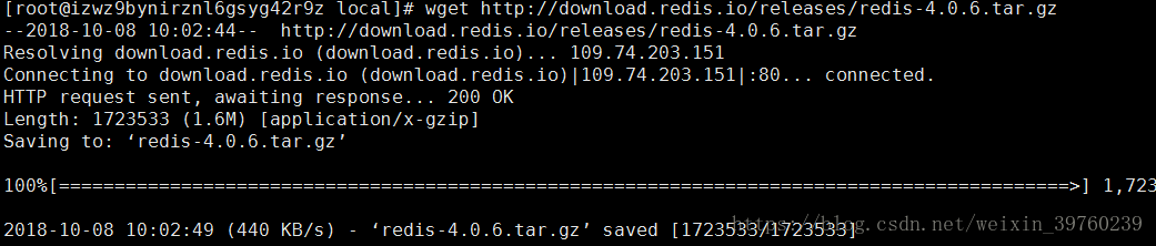 Centos7.3,安裝,Redis4.0.6