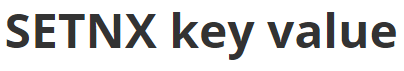 Redis,分布式鎖