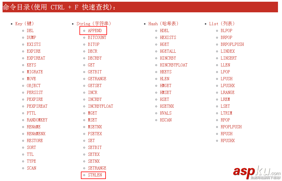 redis,字符串類型