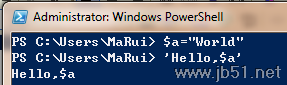 引號,轉義字符,PowerShell