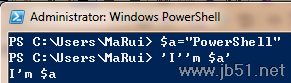 引號,轉義字符,PowerShell
