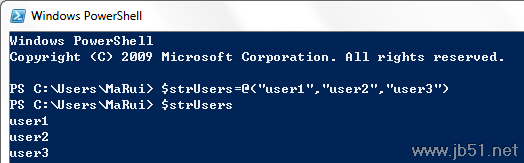 數組,哈希表,PowerShell