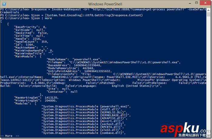 HTTP,api,遠程執行,PowerShell,腳本