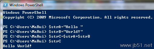 PowerShell,變量