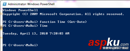 PowerShell,函數