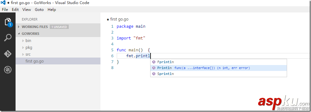GO開發環境,VisualStudioCode
