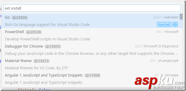 GO開發環境,VisualStudioCode