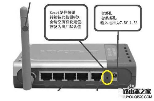 怎么重置無線路由器密碼