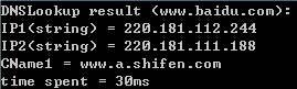 C++如何實現DNS域名解析