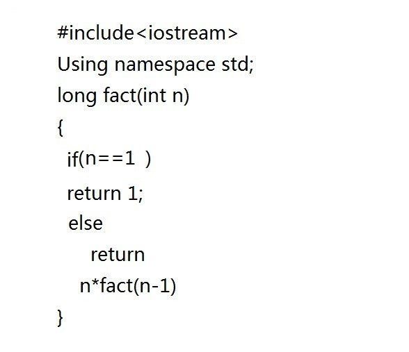 C++,遞歸函數