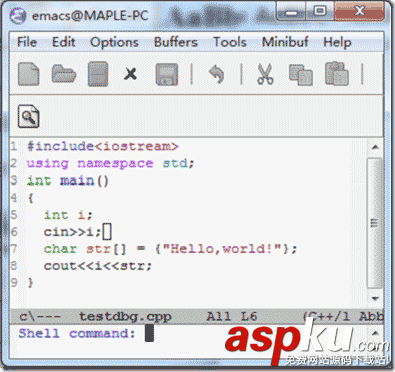 Emacs,調試,C++程序