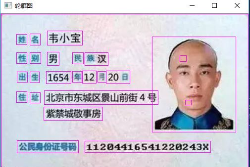 Opencv,身份證號碼