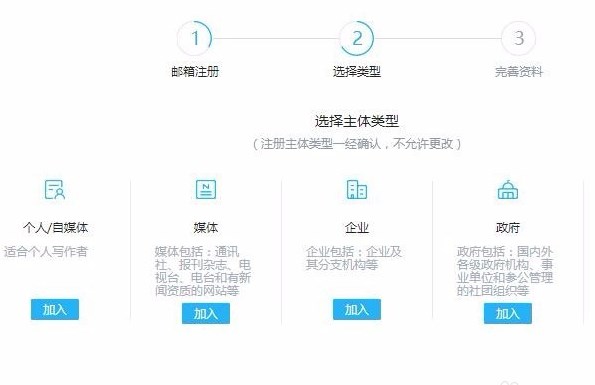 騰訊天天快報自媒體怎么申請入駐 類型