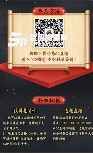 網易科舉大會直播答題每天幾場