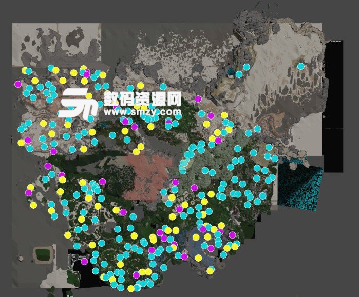 幸福工廠金屬分布地圖