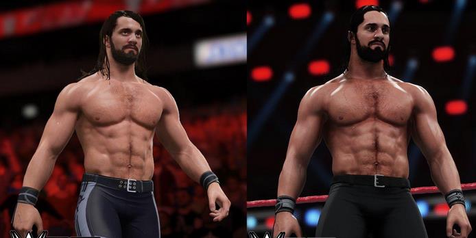 WWE2K18和WWE2K17畫面哪個好