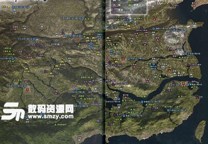 真三國無雙8全地圖一覽