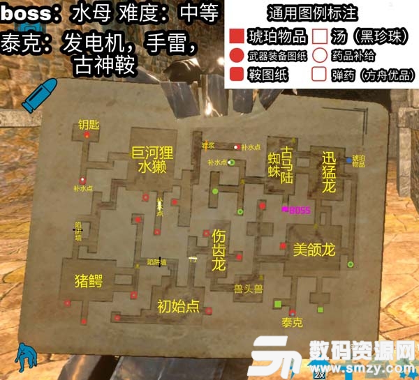方舟生存進化地牢地圖